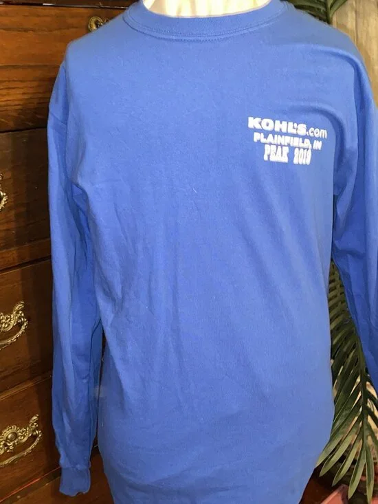 Kohl’s  Peak 2019 colt / horse shoe lucky LS tee t-shirt Plainfield Indiana - Picture 2 of 4